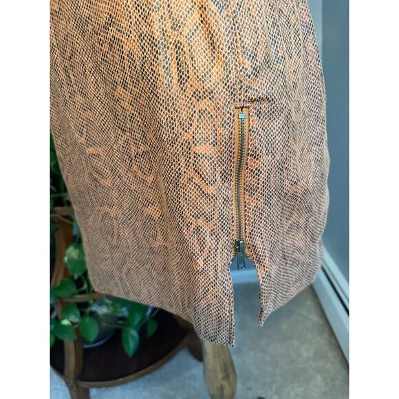 Free People Midnight Magic Snake Print Mini Skirt - Picture 5 of 9